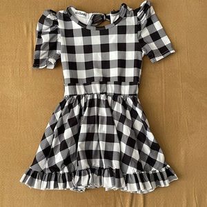 Girlhood houndstooth dress